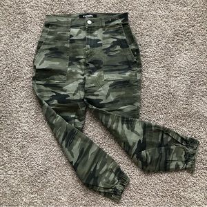 Express Jean Jogger Camouflage Cargo Pants